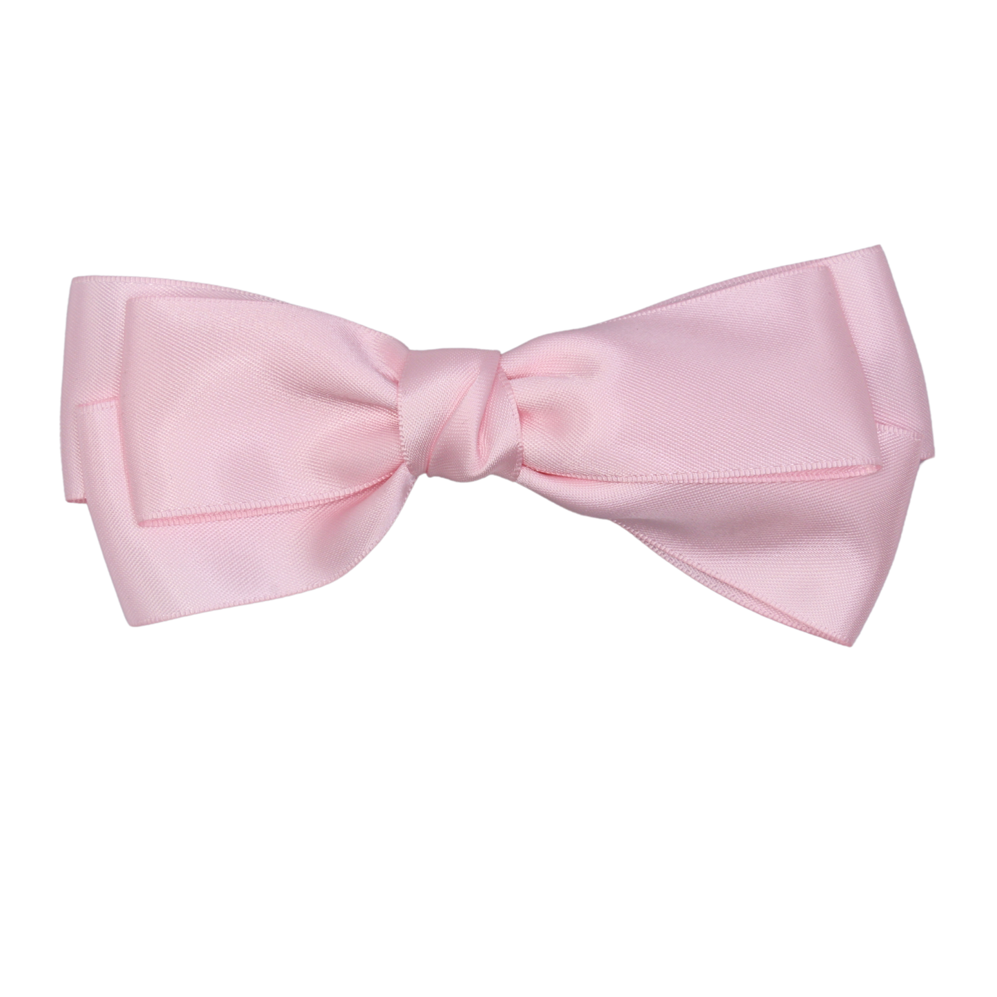 Tesral Diana Bow in Pearly Pink - cheerful, elegant accessory with pearly satin layers that stands out.