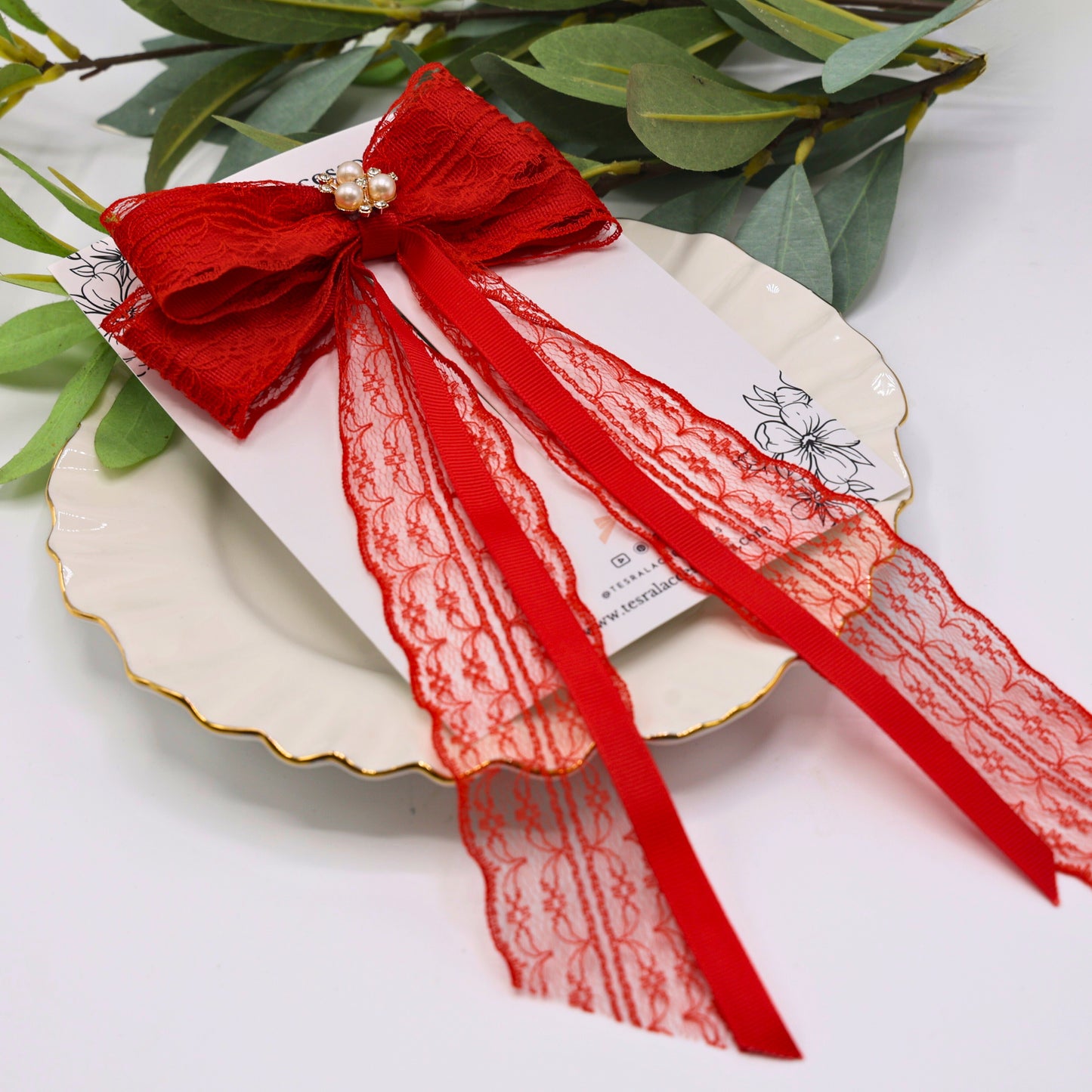 Birthday Bow- Red