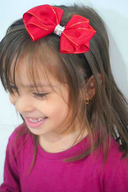 Ruby Glimmer Butterfly Headband